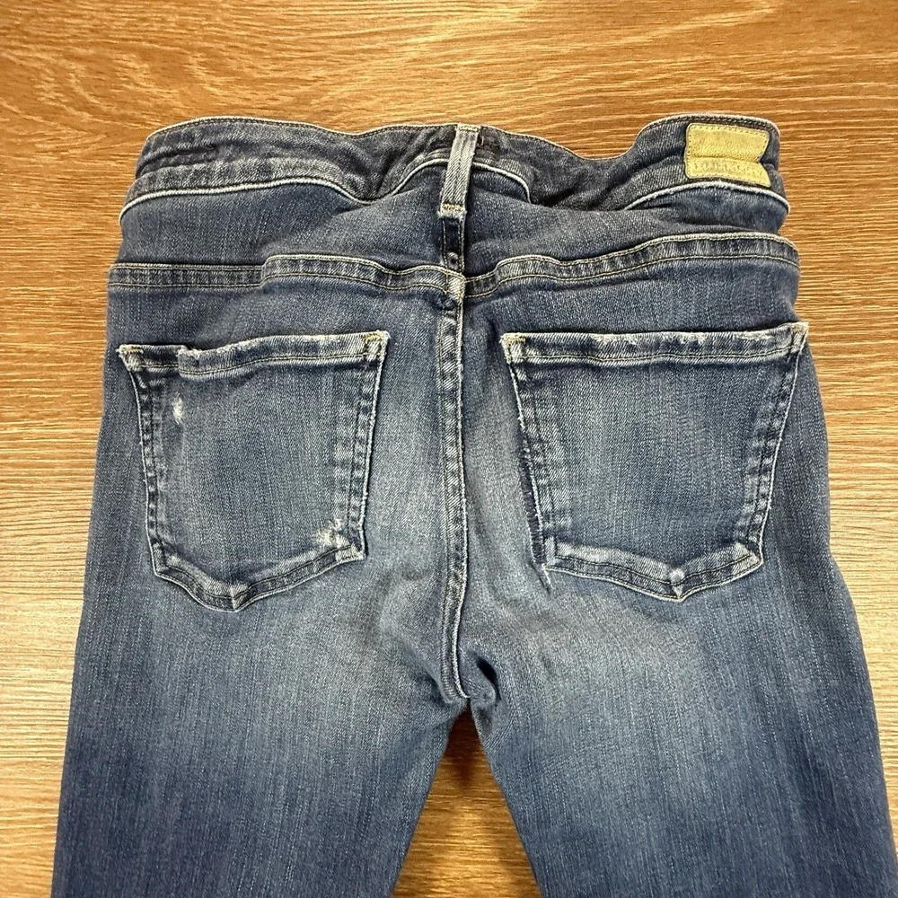 Citizens of Humanity Racer Low Rise Skinny Premium Jeans Women's 25 Blue Stretch